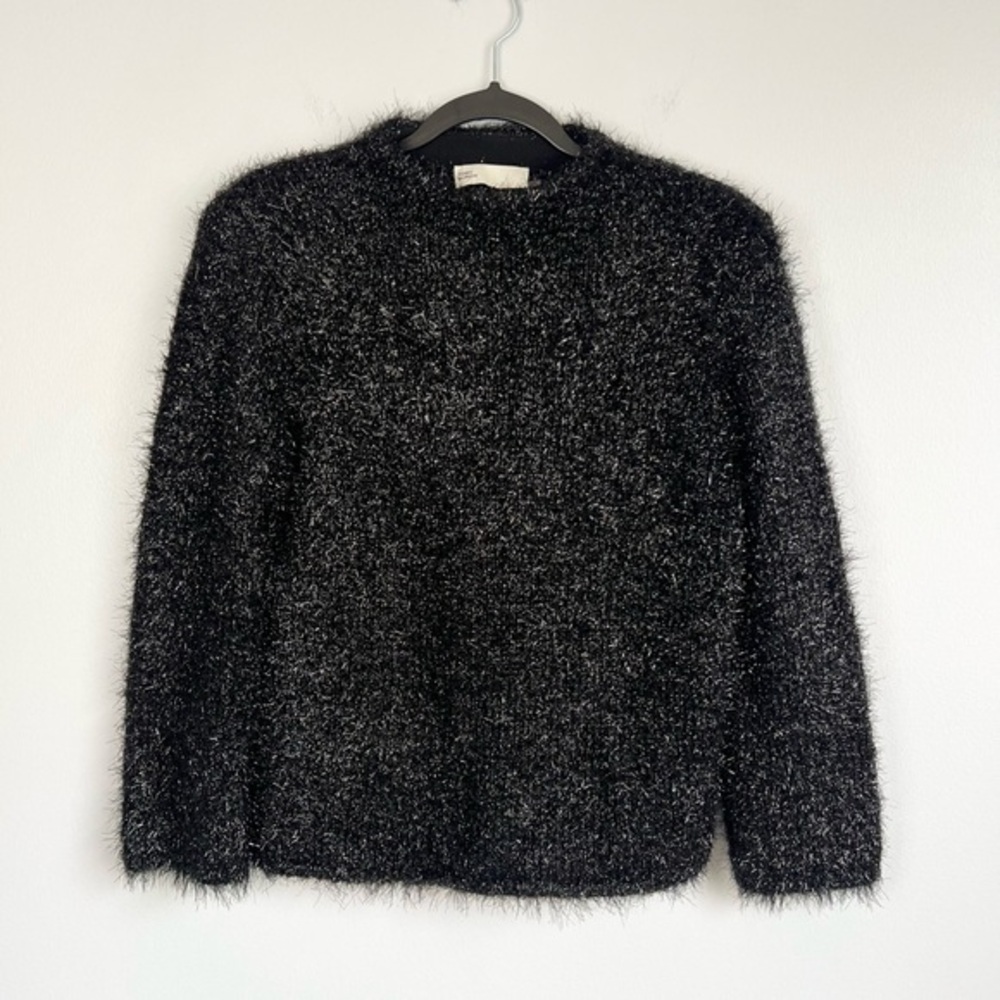 Tory Burch Size S • Mockneck Knit Sweater Black.
